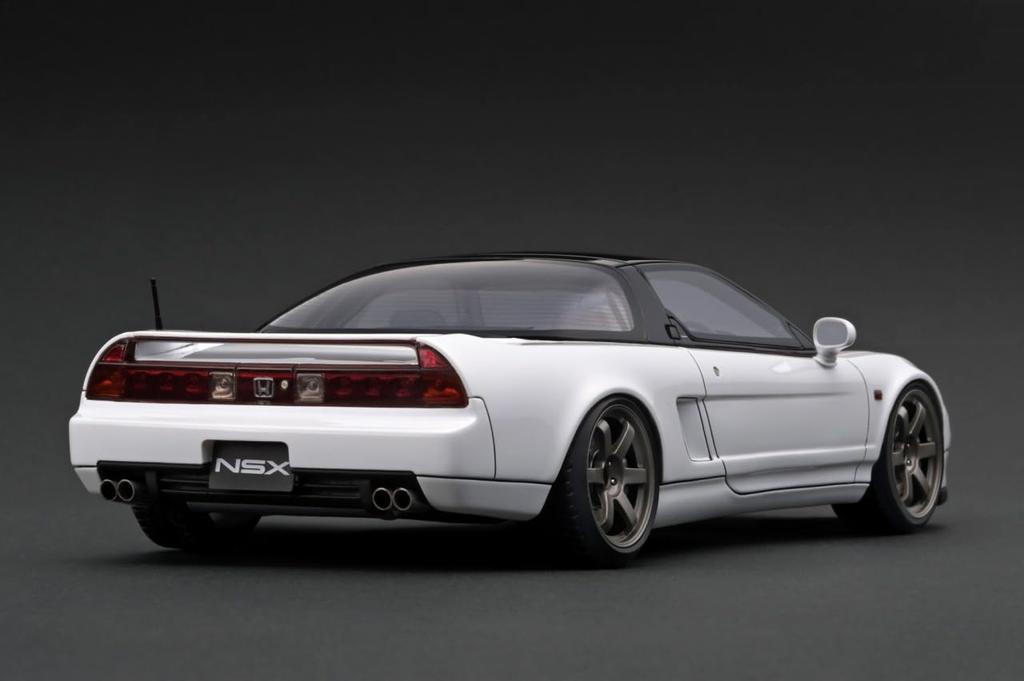 Zapalovací model Honda NSX White hotový výrobek 1/18 (NA1)