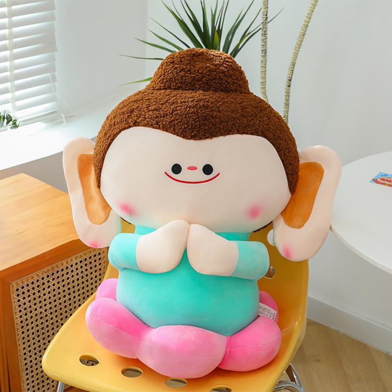 Peluche Loto Grotta Buddha Bambola Morbida Ripiena Per Bambine