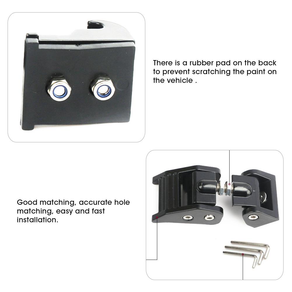 Car Engine Hood Latch Catch Cover Buckle Locks Fit for JK 2007‑2017 Accessories