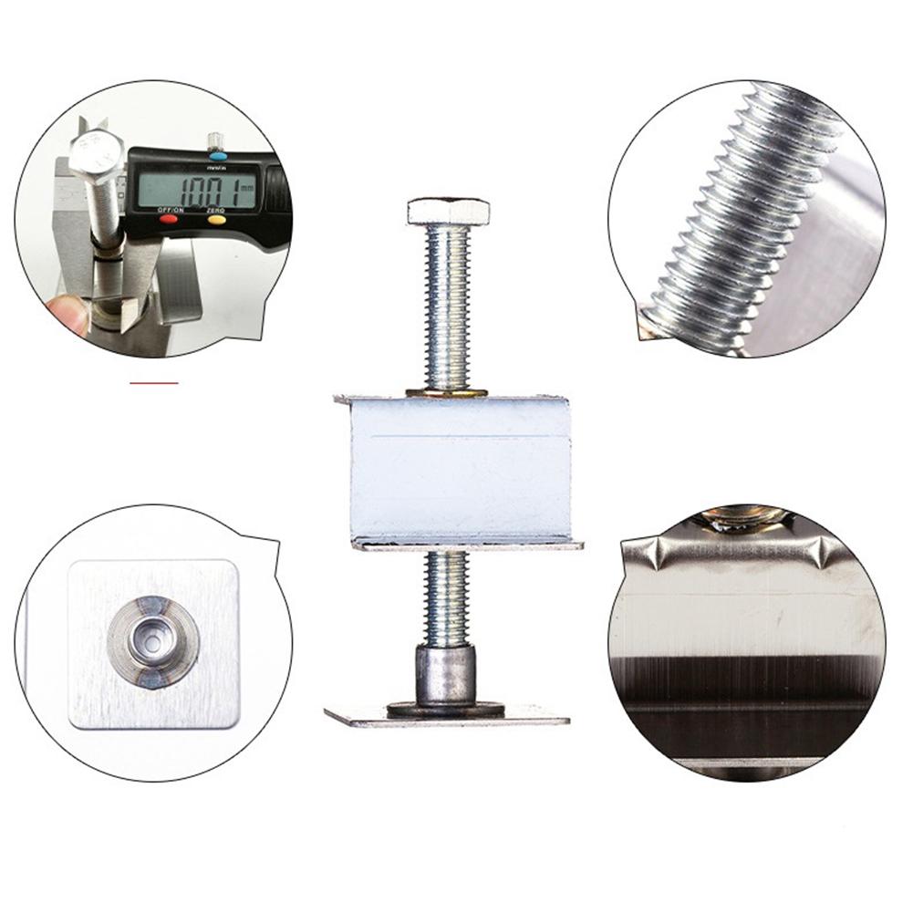 2pcs Tile Height Regulator Adjustable Wall Tile Locator Lifter Leveler Metal Tile Leveling Tool For DIY Projects Tile Laying