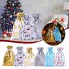 Gold Snowflake Snowman Goods Santa Claus Christmas Gifts Candy Wrapping Gift Bag Packaging Bag
