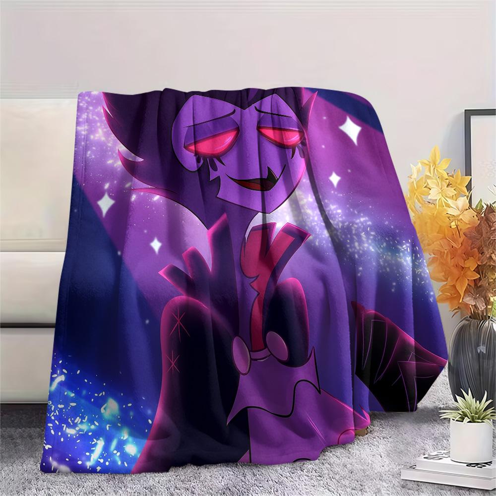 Helluva Boss  Print Flannel Blanket, High quality Comfortable for All Seasons, Home Decor, Warmth and Comfort