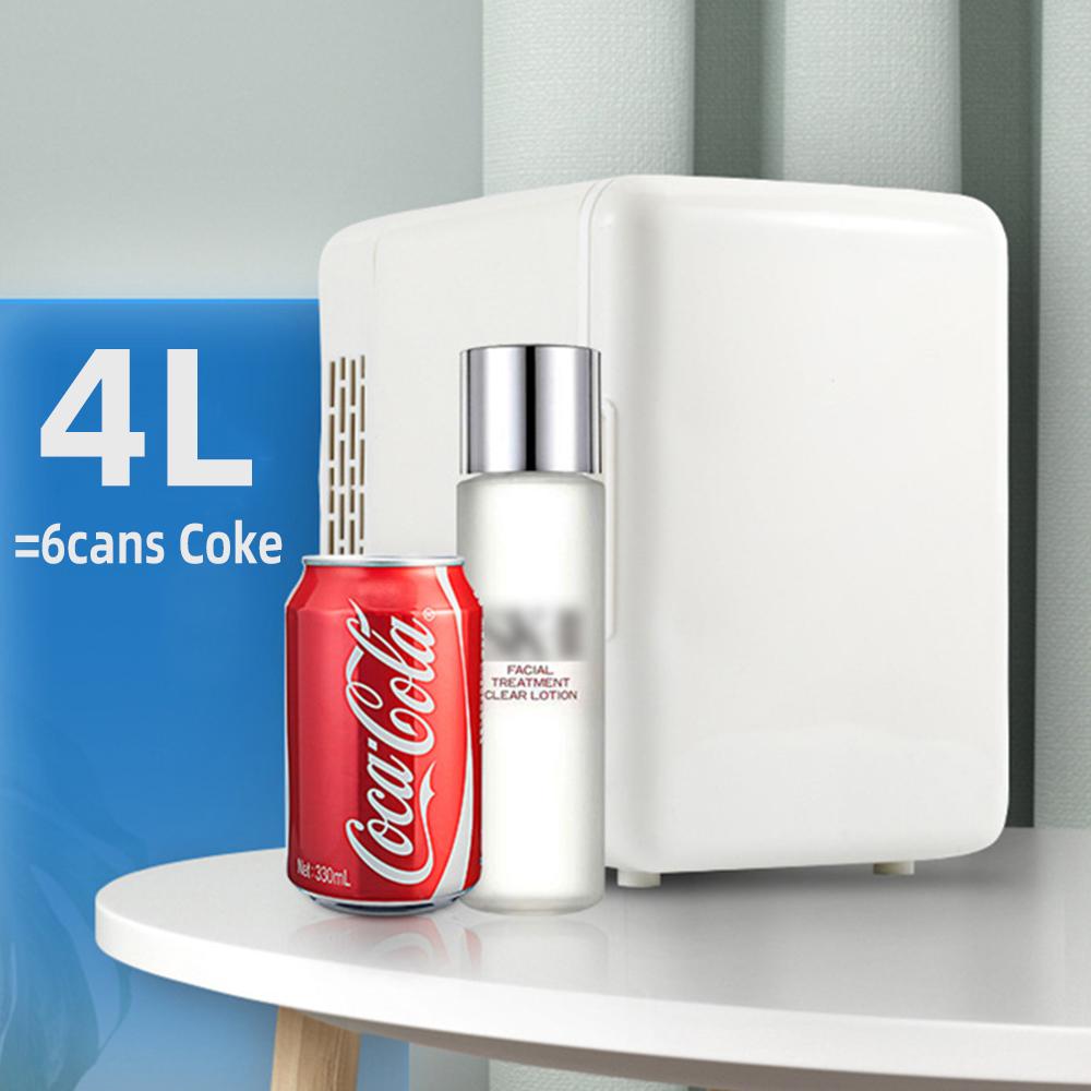 Portable Mini Refrigerator 4L Car Refrigerator Refrigeration Cooler for Car Truck Kitchen Home Use Picnic Camping Mute Freezer