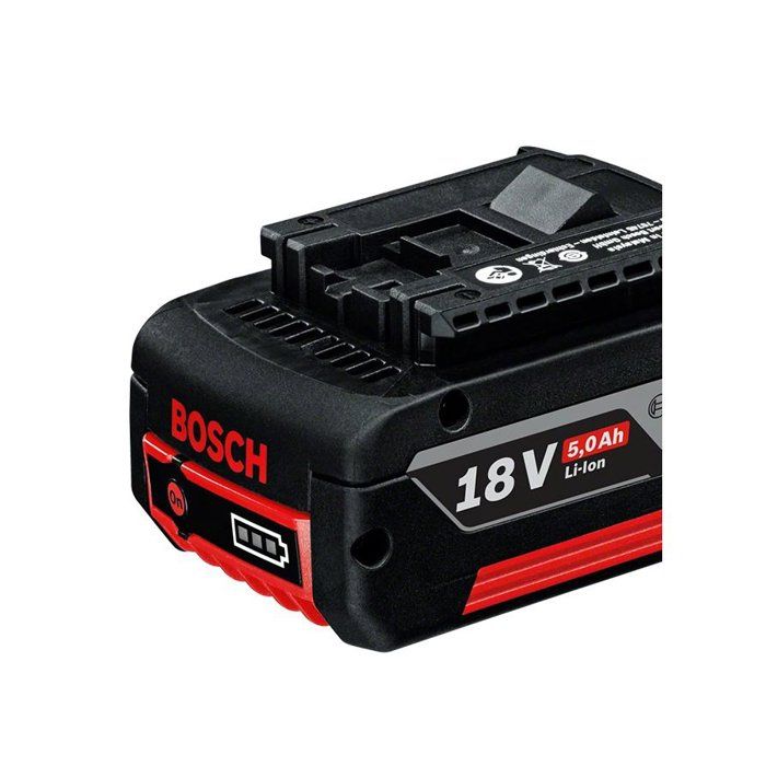 Bosch Professional GBA 18V 5.0Ah Li-ion Battery - Long Battery Life and COOLPACK 1.0 Technology