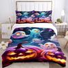3pcs Ghosts, Jack-o'-Lanterns Duvet Cover Set -Includes 1 Duvet Cover and 2 Pillowcases, No Quilt Core, All-Season Home Decor  yy251111098