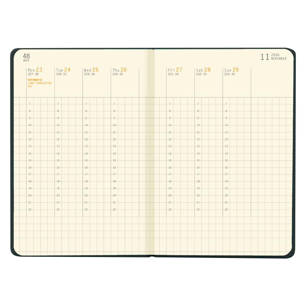 Rhodia January Planner Weekly Vertical Planner Weekly Rhodia cf117328 [2026 Start] Diary, A6, Type, "Web Vertical" Orange,