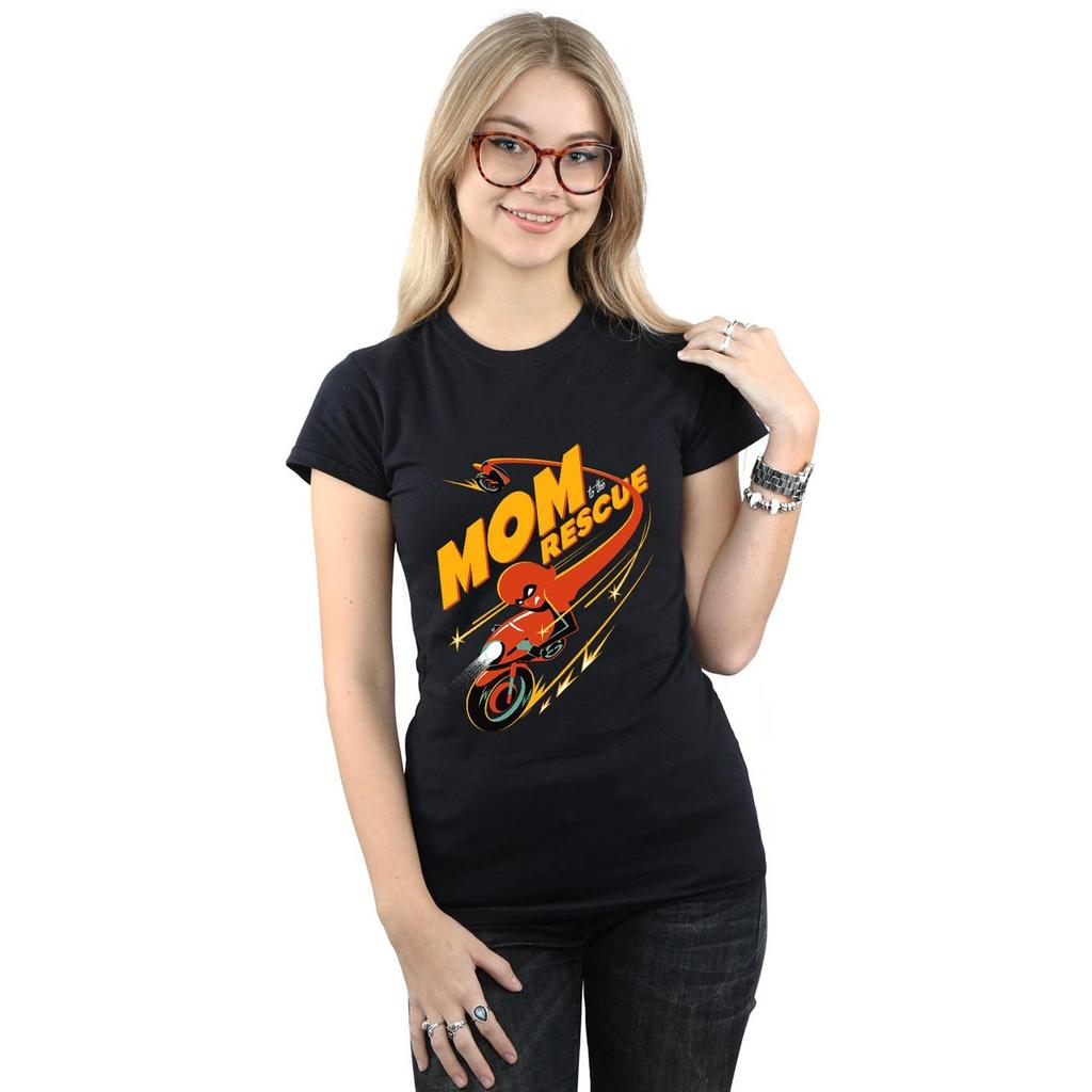 Disney Womens/Ladies The Incredibles Mom To The Rescue Cotton T-Shirt
