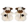 All-inclusive and cartoon cow cotton slippers men's and women's winter indoor warm plush home shoes