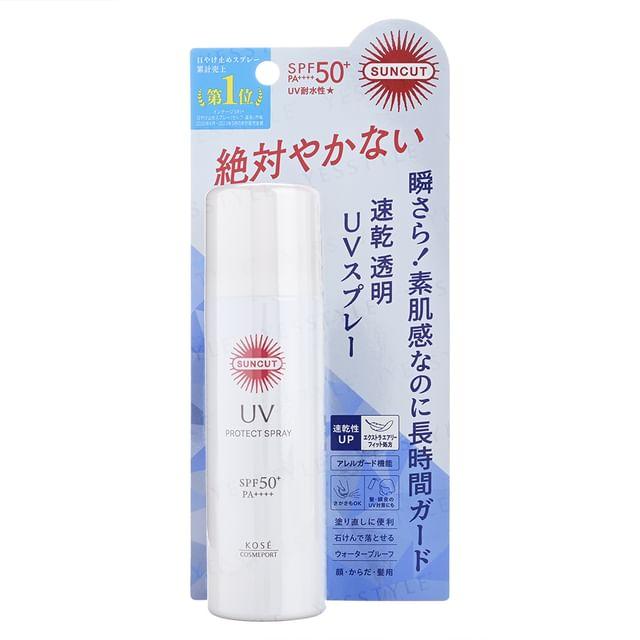 Kose - Suncut UV Protect Spray Unscented SPF 50+ PA++++ 60g