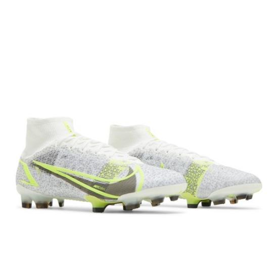 

Nike Mercurial Superfly 8 Elite FG White Volt CV0958-107 EU 40.5 сріблиста колірна/білий