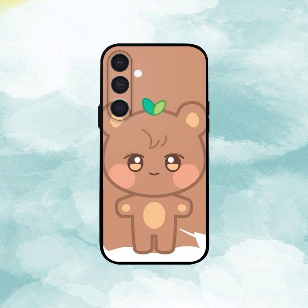 Cute A-ANITEEZ Phone Case For Samsung Galaxy A73,A72,A71,A70,A53,A52,A51,Others Soft Black Cover