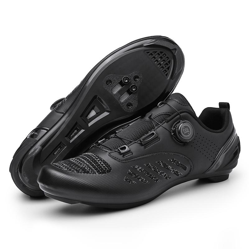 Chaussures de Vélo VTT Femme Chaussures à Pédales Plates Chaussures de Vélo Baskets de Vélo de Route Vitesse Chaussure à Crampons Spd avec Chaussure de Vélo de Montagne rose