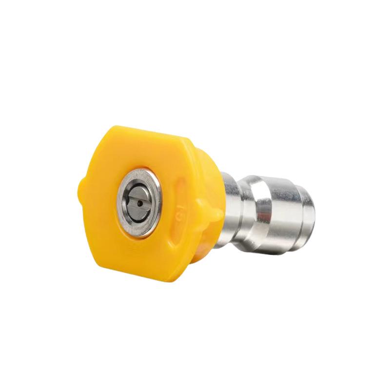Stainless Steel High-Pressure Water Gun with 1/4" Quick Connect Nozzles, Five-Color Series