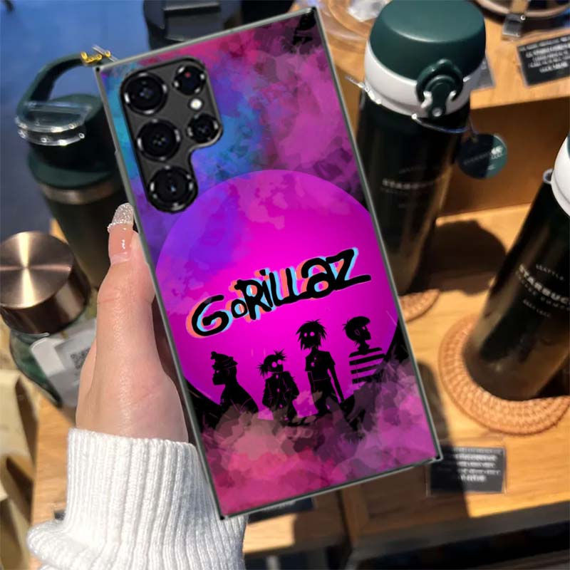 Gorillaz Anime Cases Phone Case for Samsung Galaxy S26 Ultra S25 Edge S24 S23 FE S21 Plus S20 S22 S10 Cover TPU Capa Shell Shock