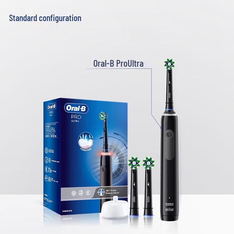 

Oral-B Pro4 Ultra Black 3D Sonic Electric Toothbrush