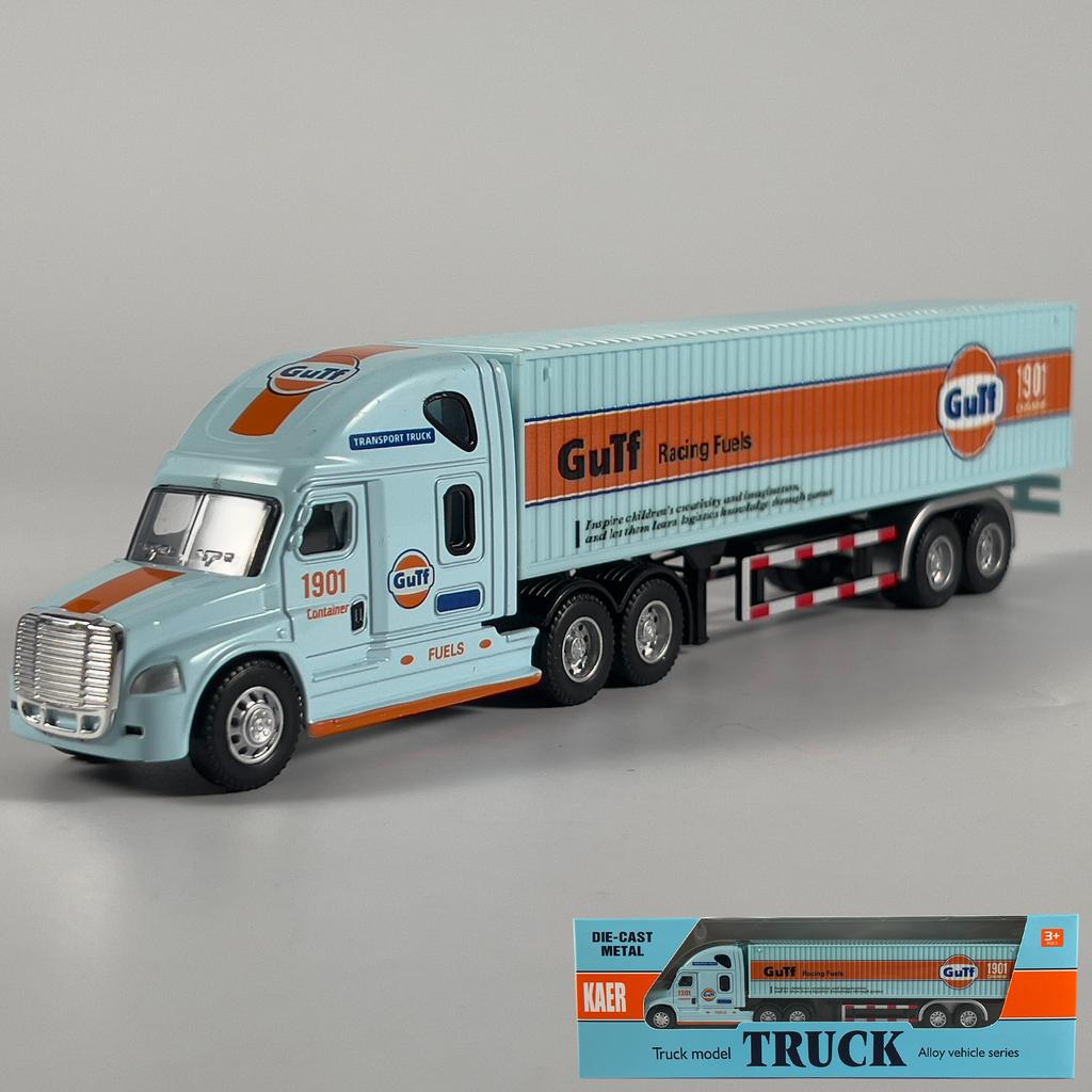 1:64 Scania Container Truck American Container Truck Alloy Diecast Model Car Mini GT Vehicle Toy Models Miniature Cars Birthday