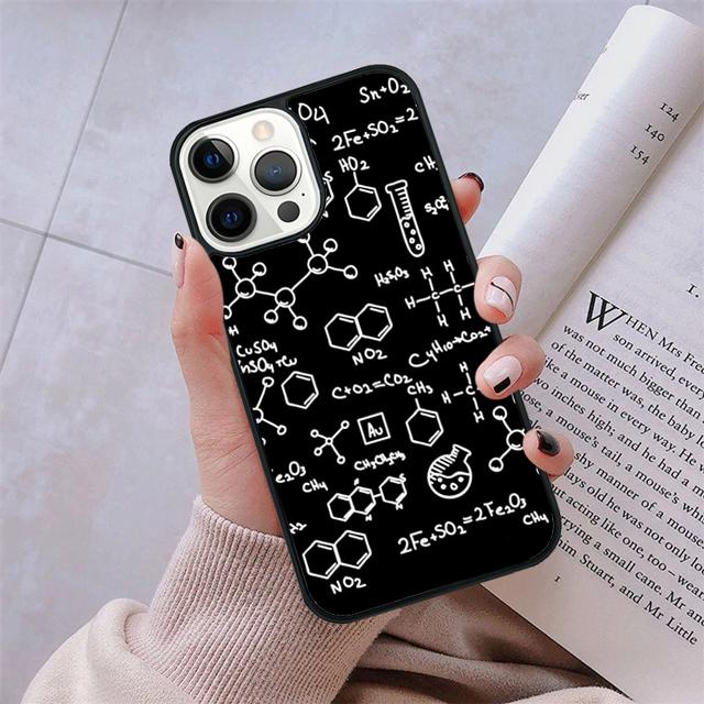 Science Chemistry Formulas Phone Case For For iPhone 17 Air 16 15 11 12 13 14 Pro Max Plus Coque