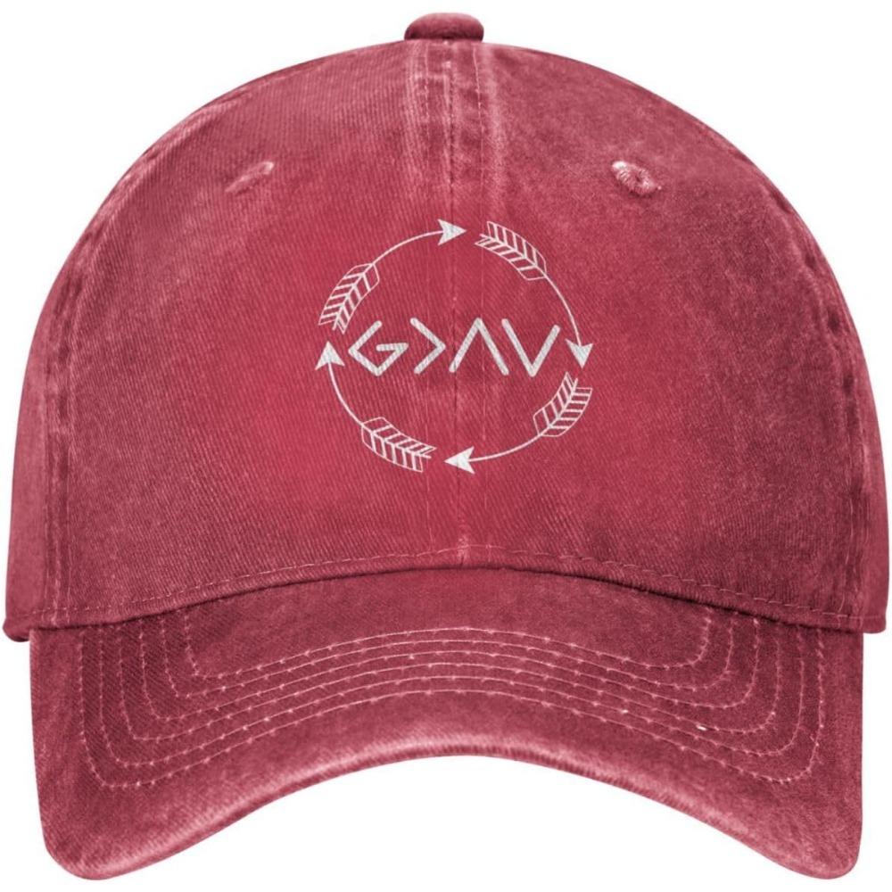 Funny Hat God is Greater Than The Highs and Lows Hat for Women Baseball Hats Cool Hat