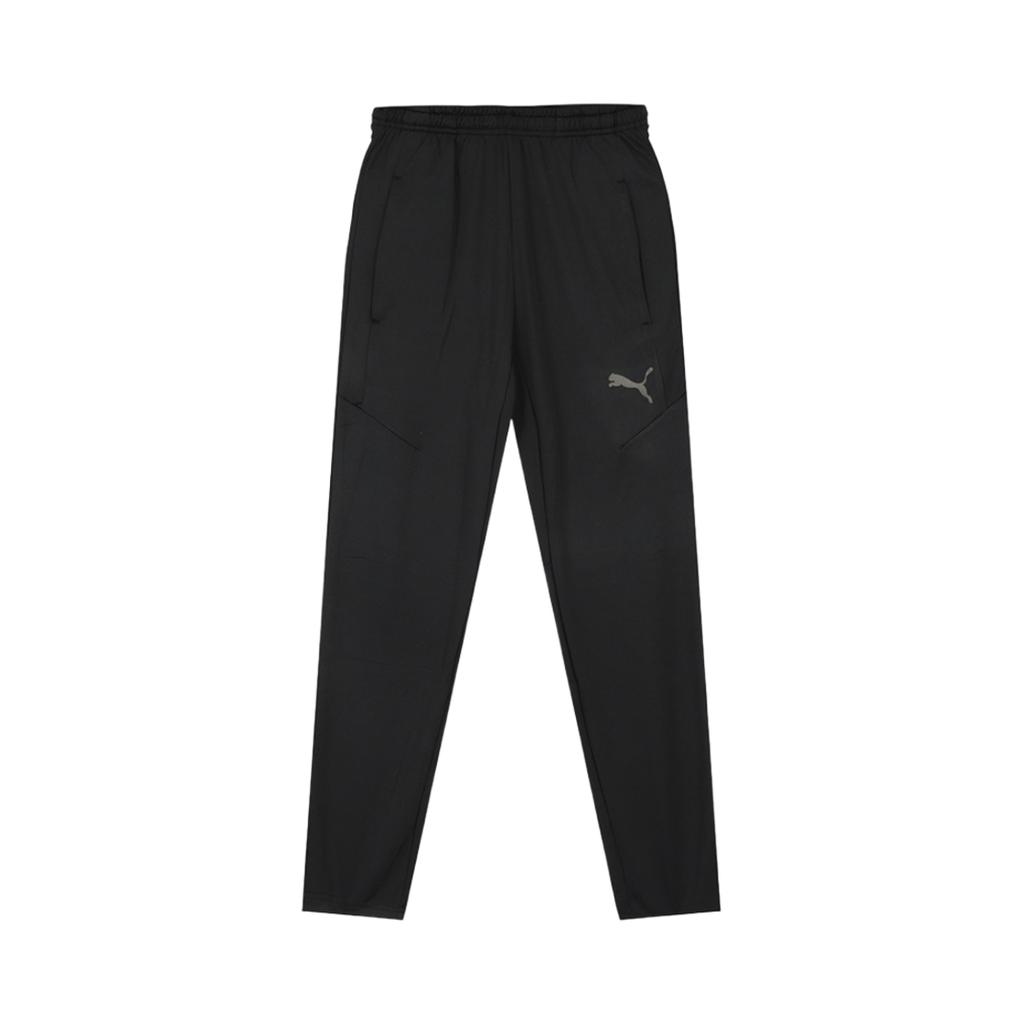 Puma Logo Print Elastic Waist Solid Fit Casual Pants Men bottoms Black 933091-01