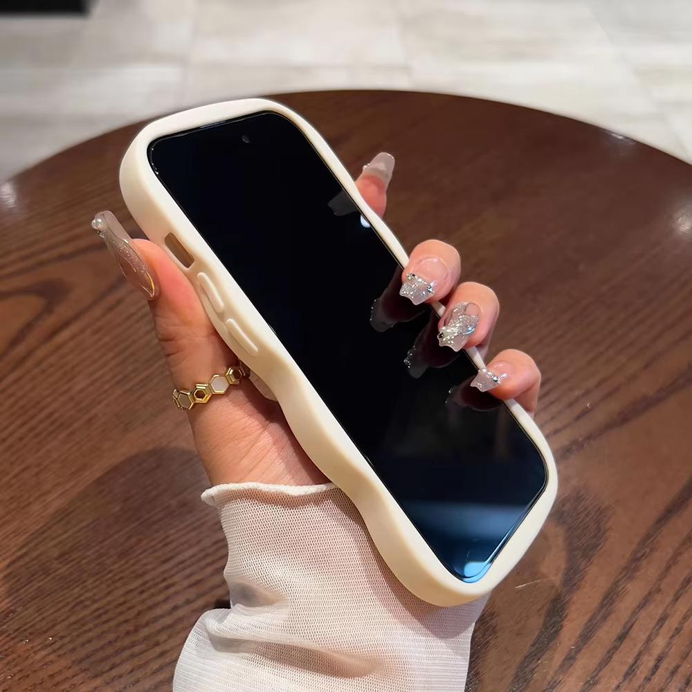 Case for Samsung Galaxy A53 A50 A50S A35 A34 A32 A30 A26 A25 A24 A23 A22 A21S A20S A13 4G M54 5G Soft Cover Wave Curved Edge