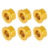 Rear Sprocket Nut Kit M10x1.5mm Gold For Aprilia RSV RSV4 1000R Factory 04-16