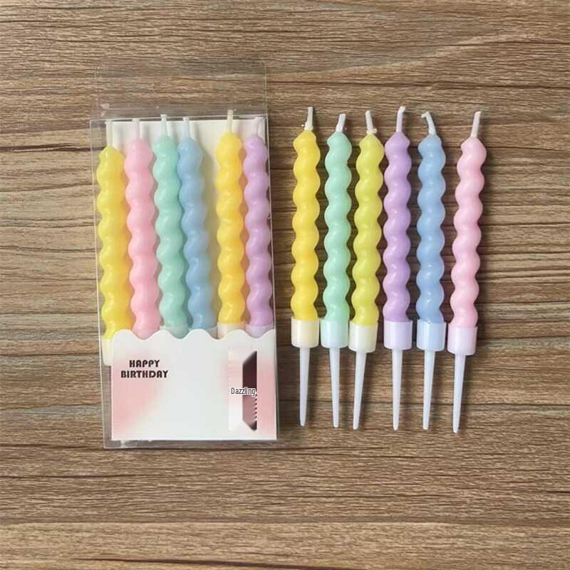 Gold-Plated Number Candle Set (50 Pieces) - Free Shipping, One-Year-Old Birthday Cake Decorations