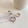 Numeral Punk Style Twist Korean Style Ring Couple Ring Female Finger Ring Opening Adjustable Ring