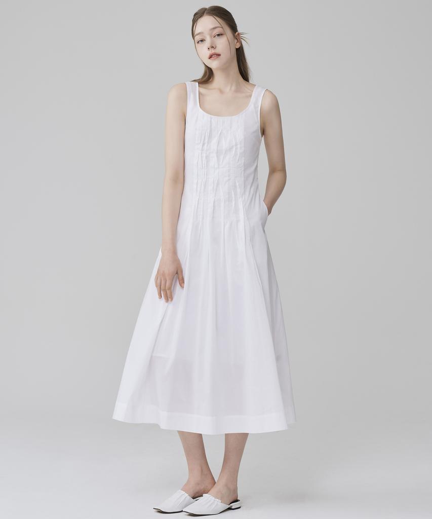 HYEYEONG KIM Smoking Sleeveless Maxi Dress (With Inner Dress)