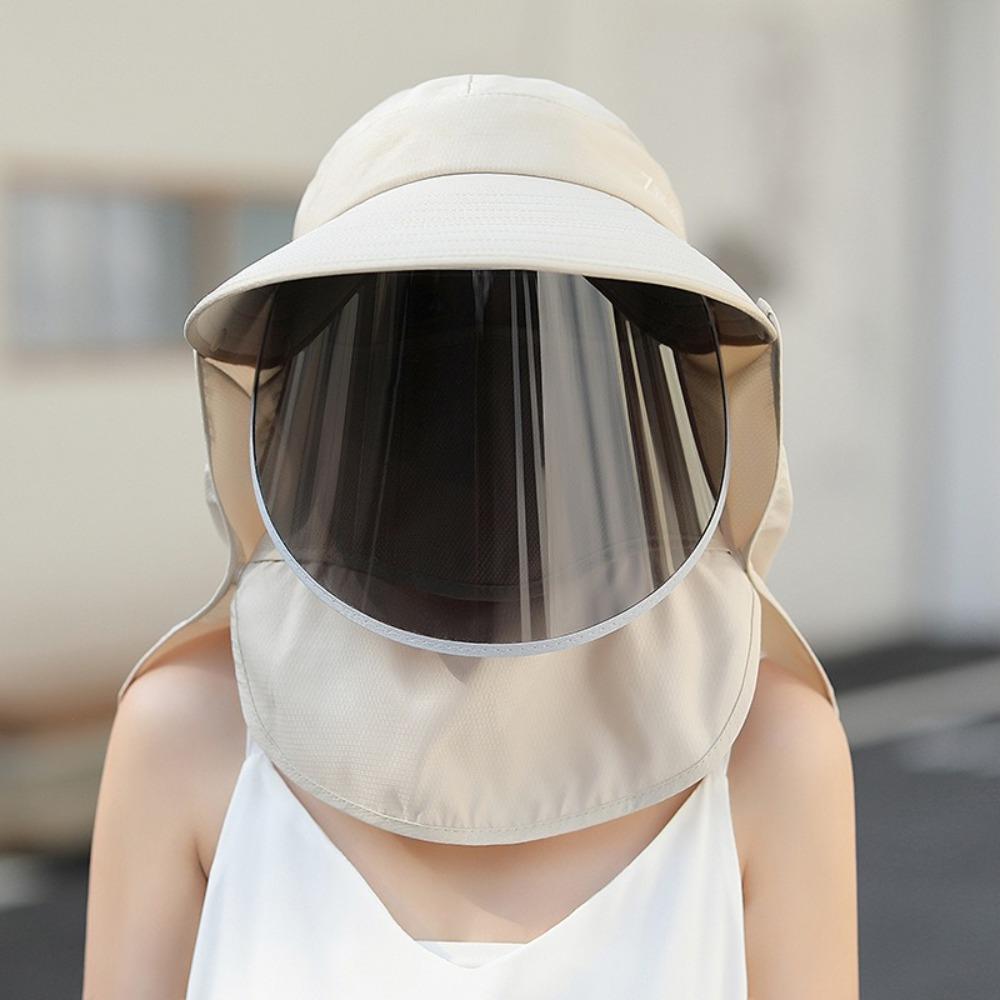 Polyester Sun Protection Hats UV Protection Sunscreen Hat Fashion Fisherman Hat  Summer