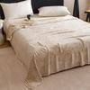 2025 New Smooth Bamboo Fiber Jacquard Multifunctional Double-layer Gauze Cold Blanket Towel Quilt