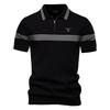 Gant 2025 Summer Embroidered New Polo Shirt Fashion Striped Men's Business Short Sleeved Top