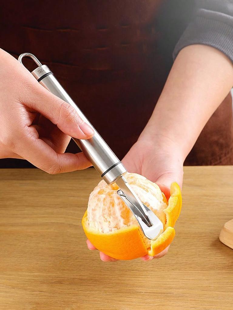 1/2/3 STÜCKE 304 Edelstahl Schälen Orange Öffnen Grapefruit Schäler Küche Werkzeug Obst Opener Enthäutungsmesser Gemüse Obst
