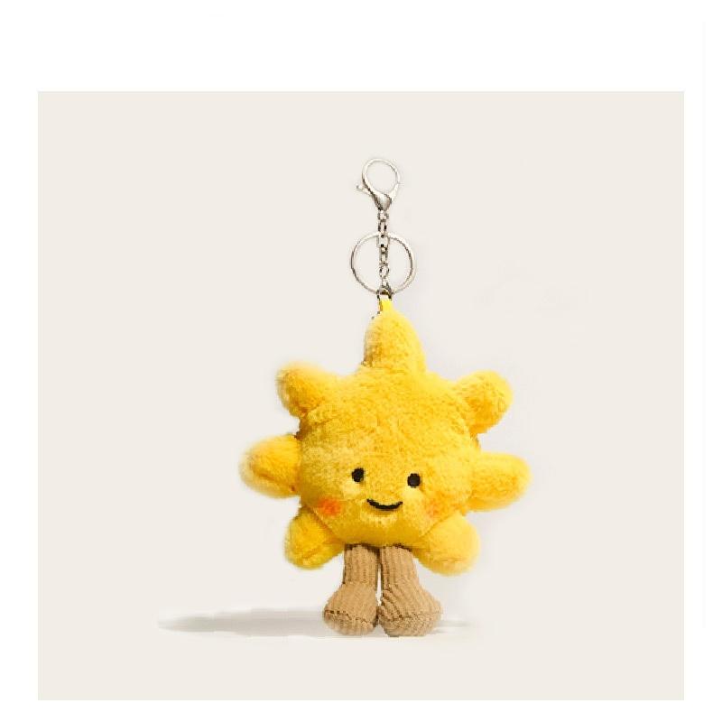 

Super Cute Sunflower Pendant Keychain, Cartoon Plush Pendant Decoration, Plush Doll Toy Decoration, Birthday Gift Toy Decoration
