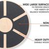 Six Sides Core Training Board Wooden Core Strength Trainer Round Balance Training Board  Home