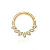 European American Body Piercing Jewelry G23 Titanium Alloy Nose Ring Zircon Fashionable Body Piercing Jewelry