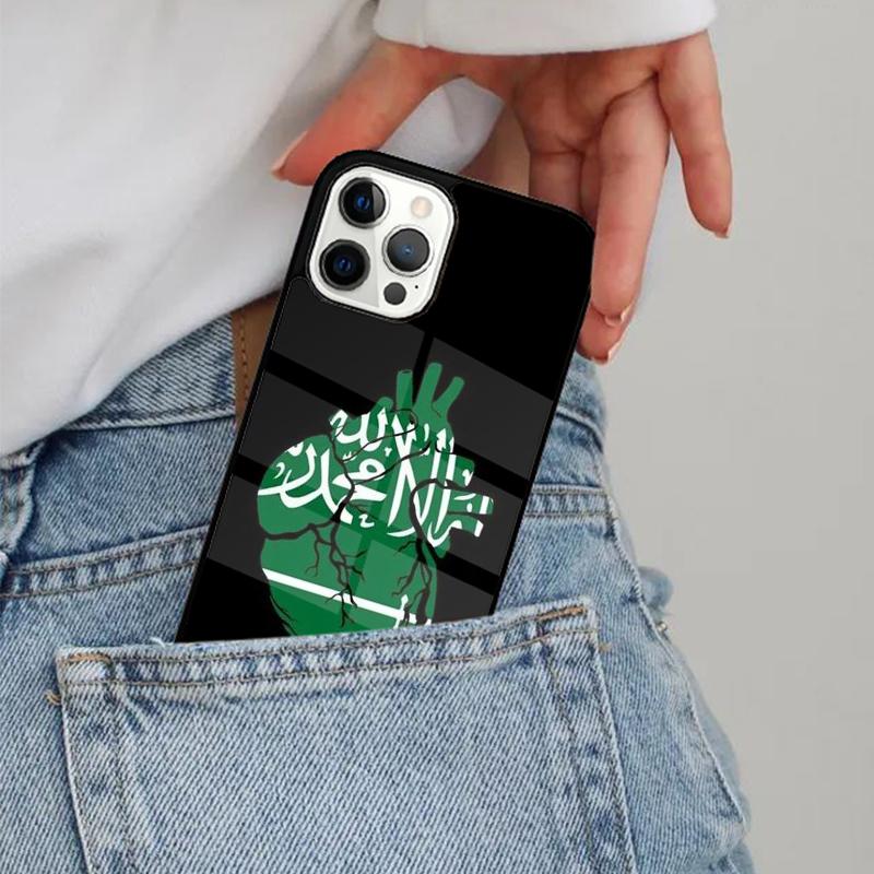 

Kingdom Of Saudi Arabia Flag Phone Case Magesafe Magnetic Wireless Cover For iPhone 17 Air 16 16e 11 12 13 14 15 Pro Max Plus iPhone 11pro