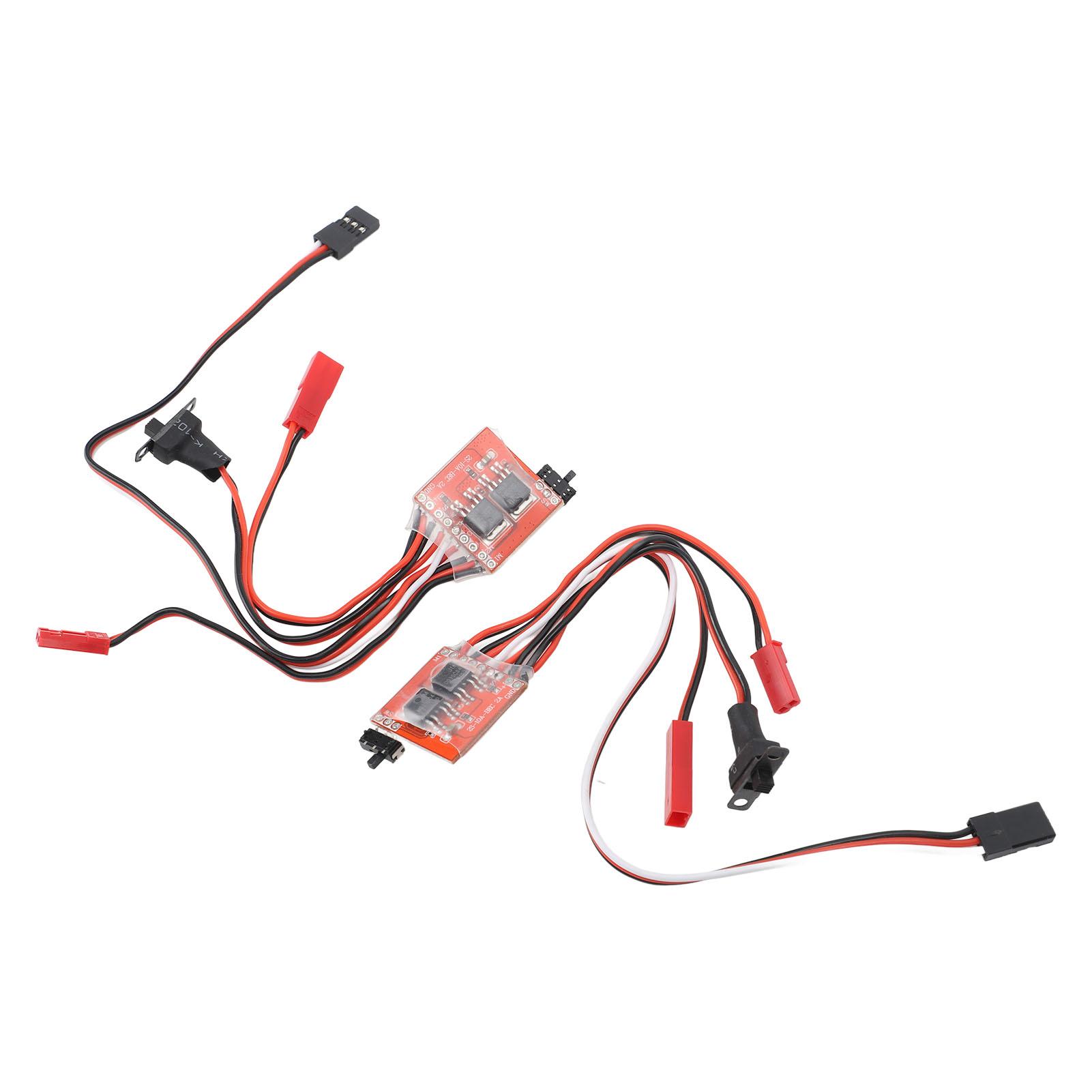 

2Pcs RC Brushed Electric Speed Controller 30A Mini Stable RC ESC for 1/16 1/18 1/24 RC Car Boat