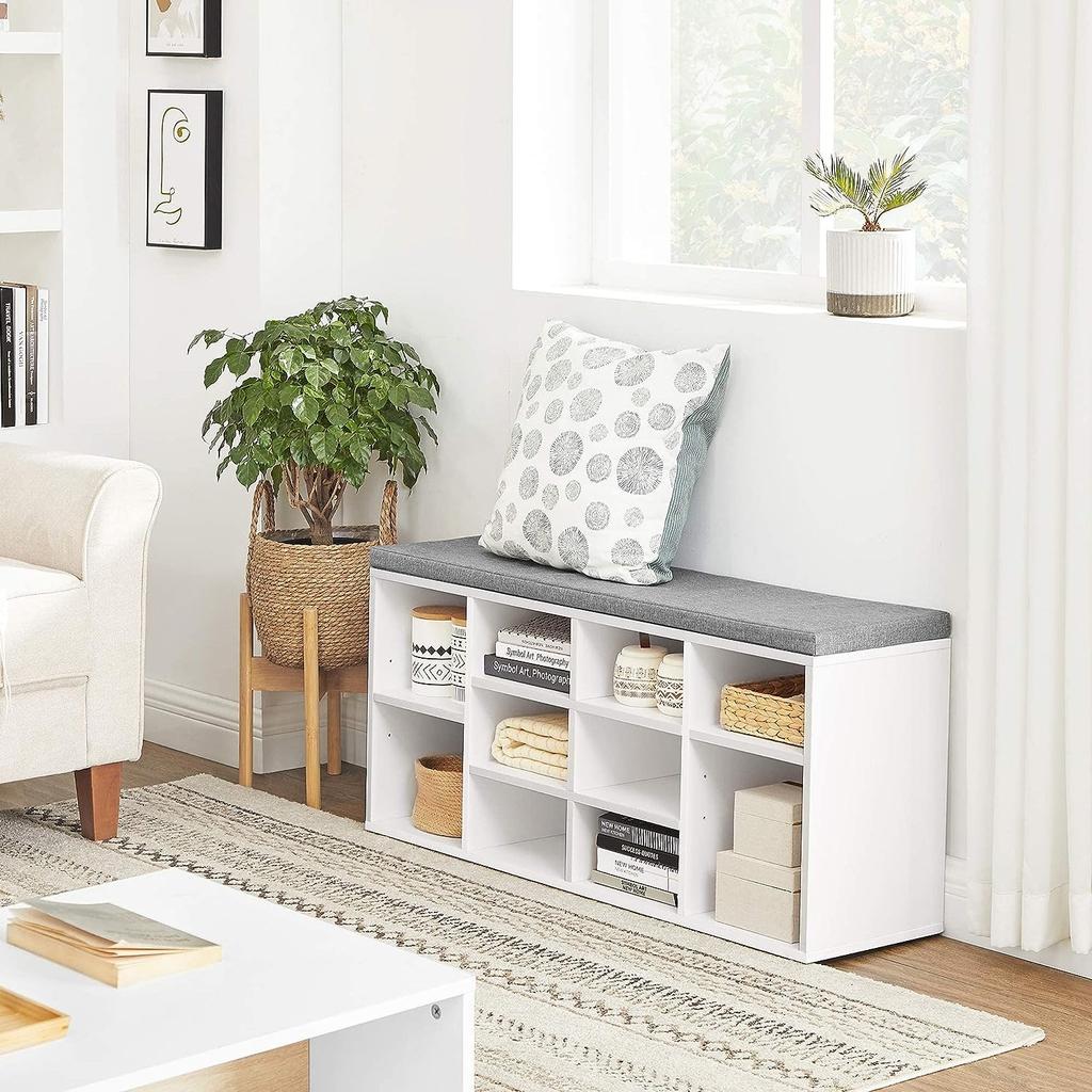 Shoe Cabinet with Seat - LHS010W01
