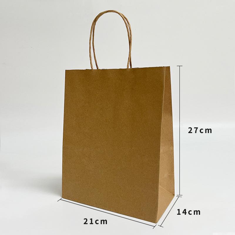 Available: Durable Kraft Paper Tote for Catering, Takeaway, Souvenir, and Gifts