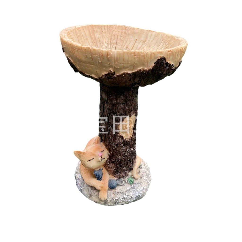 European Garden Garden Outdoor Bird Feeder Ornament Bird Feeder Gardening Resin Crafts