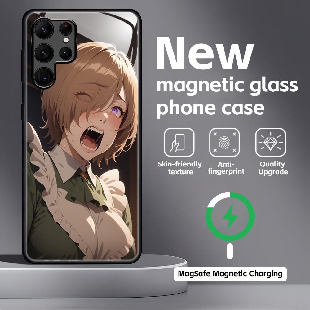 

Classic anime R-Redo of H-Healer Phone Case For Samsung S26 S25 S24 S23 S22 S21 Plus Ultra Note20 Glass Magnetic Case Galaxy S26 Plus