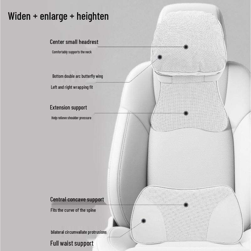 Maybach Gen 2 Headrest & Neck Support Pillow for Mercedes-Benz & Tesla