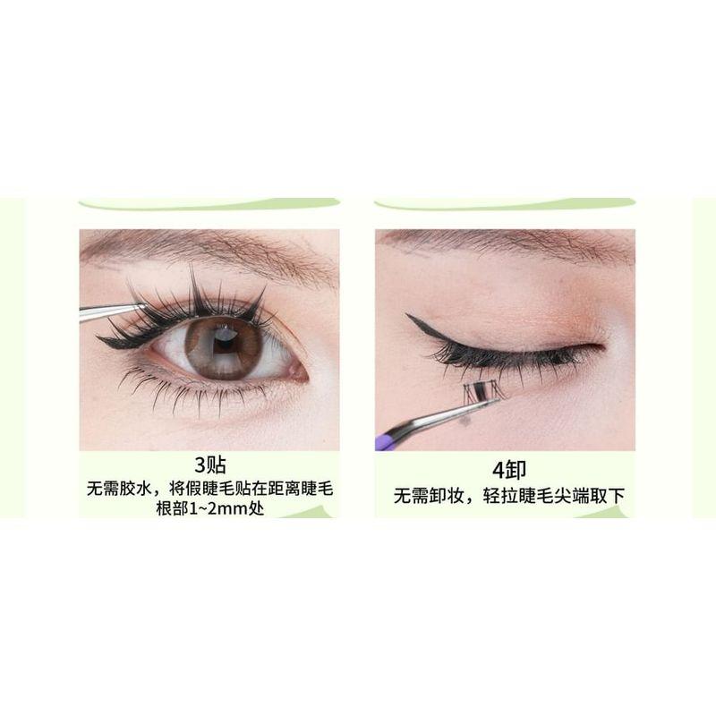 Mogugu - Natürliche, voluminöse, klebefreie Cluster-Falsche Wimpern