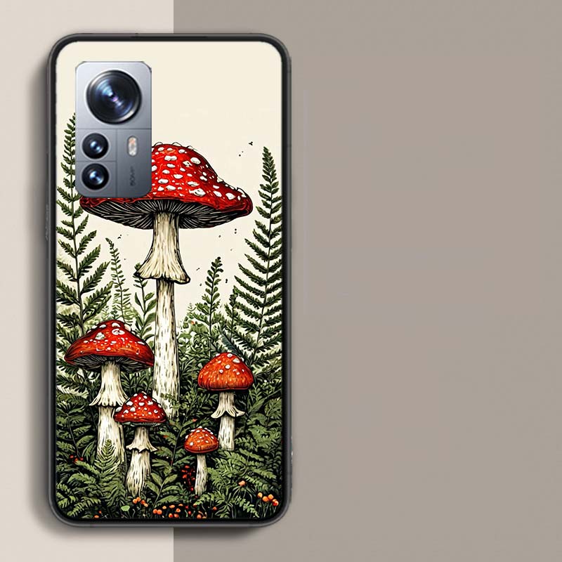 

Colorful Mushroom Phone Case For Redmi Note 15 Pro 5G 14 13 12 Pro Plus 11 11T 11E 11S 10 Pro 10S 9 9S Cover Cell Clear with Sui Note 15 Pro Plus
