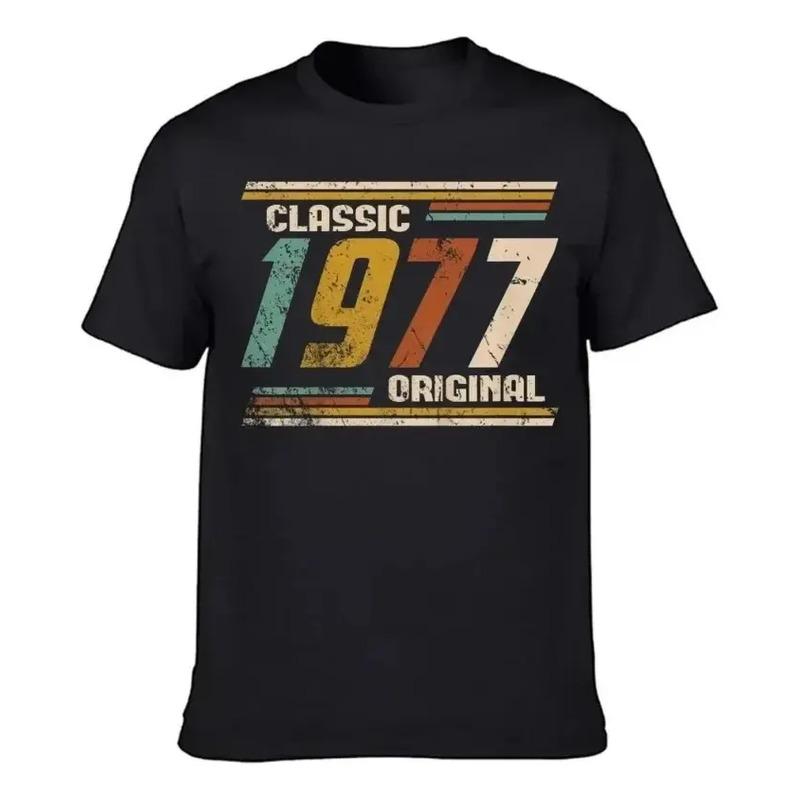 Novelty Awesome Vintage Classic 1977 - Camisetas Estampadas S разноцветный