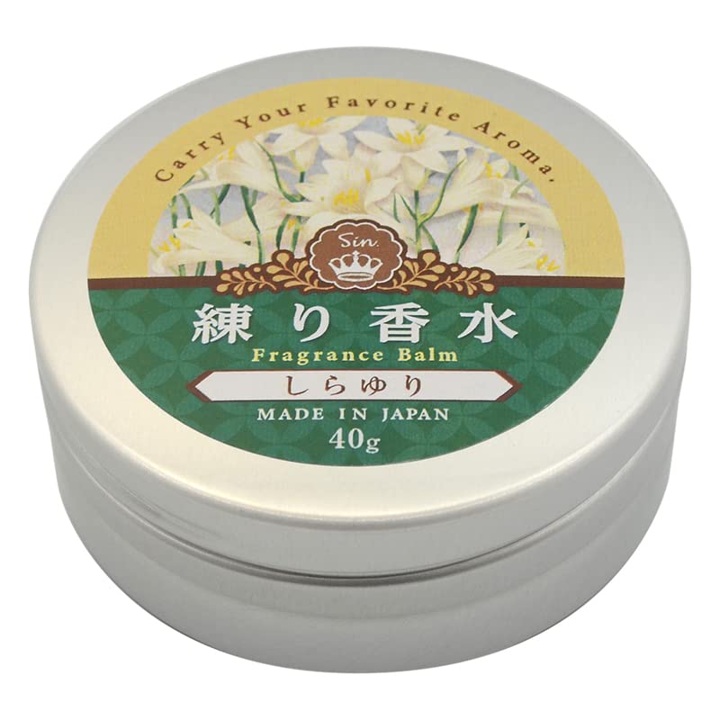 

Made in Japan Solid Hand Moisturizing Cream Perfume, 40g, Cream, (Shirayuri)
