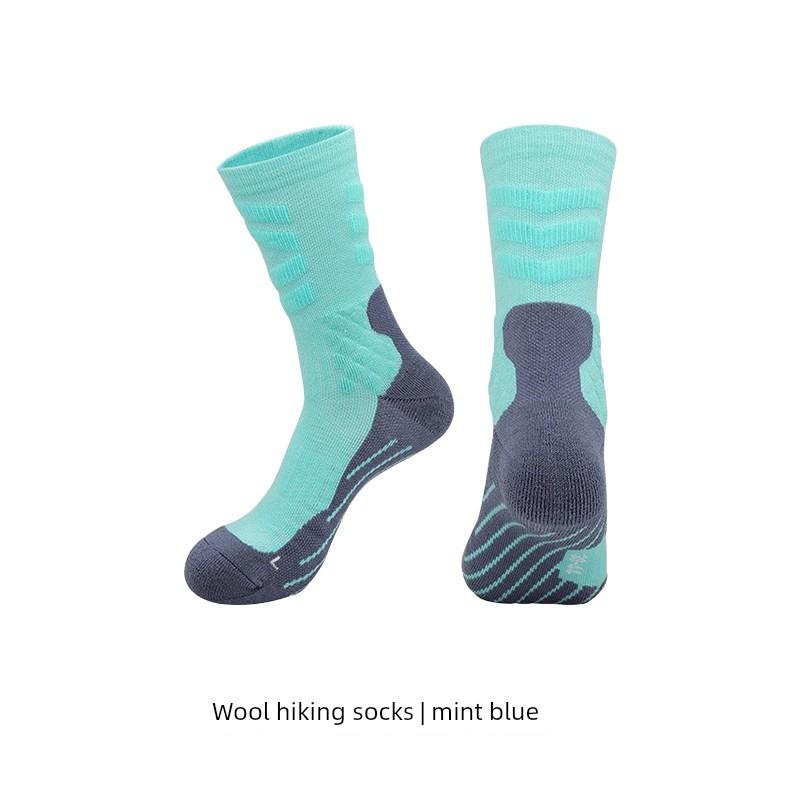 Kaltes Element Merino Wolle Sportsocken Outdoor Sportsocken Unisex Wandern Radfahren Laufen