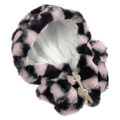 Costume Peluche a Quadretti Rosa per Peluche da 15cm e 20cm, Poncho, Copricapo, G-Trigger, Nuikatsu, Nuidori [Prodotto]