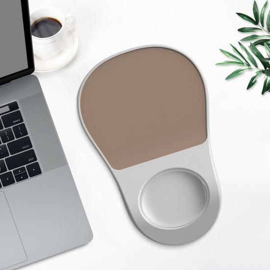 Podložka pod myš s opěrkou zápěstí Ergonomická Protiskluzová Úleva od bolesti zápěstí Podložka pod myš pro notebook Počítačová podložka s polštářkem na podporu zápěstí PC Příslušenství