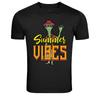 Summer Vibes Alien Vacation Retro Graphic T-Shirt
